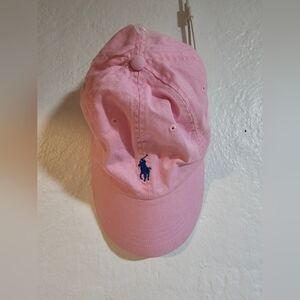 Pink Ralph Lauren Polo Hat